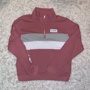 PINK Quarter Zip Sweater